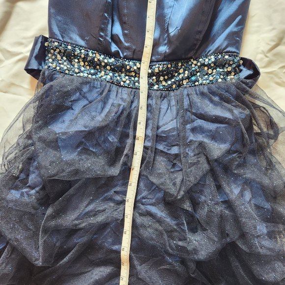 Xtraordinary Blue Strapless Short Dress Size 3 - Cocktail Dress - Sparkle - Picture 9 of 13